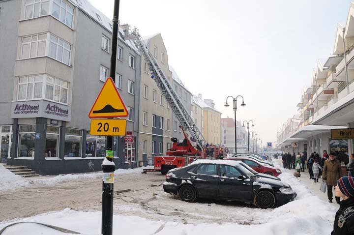 Pożar kamienicy na Bałuckiego