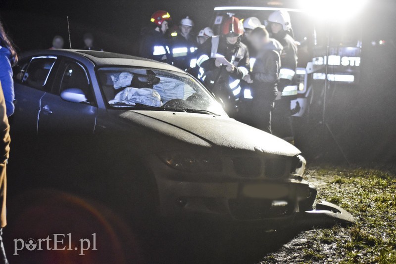 Zderzenie bwm z fiatem w Żurawcu