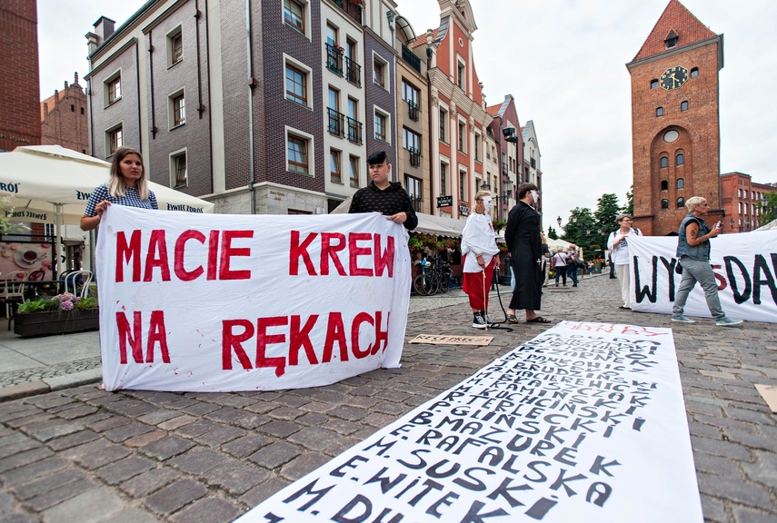 Ręce precz od Polski. Happening na Starym Mieście