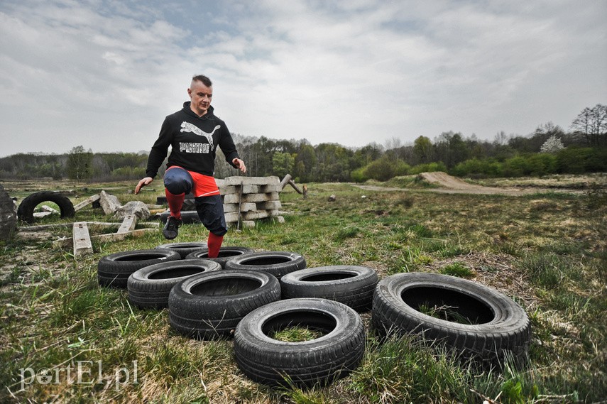 Adrian Durma trenuje na Modrzewinie