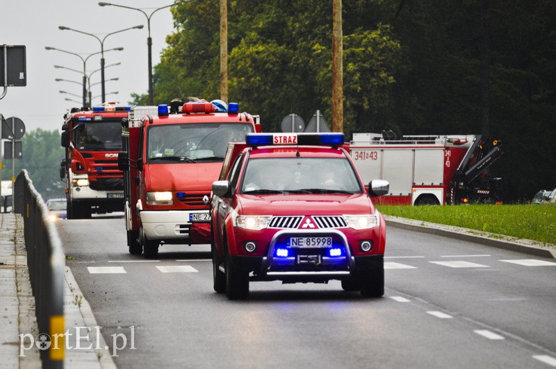  Strażacy walczyli z amoniakiem