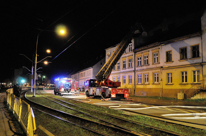 Pożar na Browarnej: prawdopodobnie podpalenie