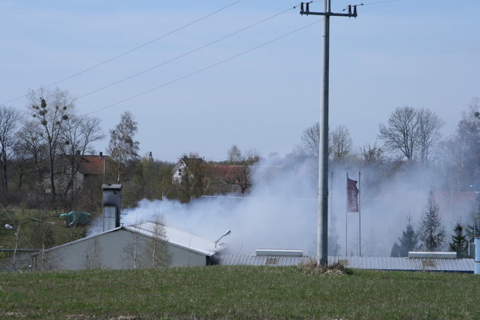 Pożar lakierni