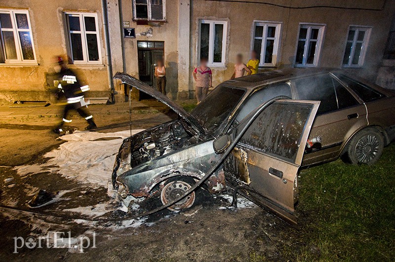 Spłonął samochód przy ul. Górnośląskiej