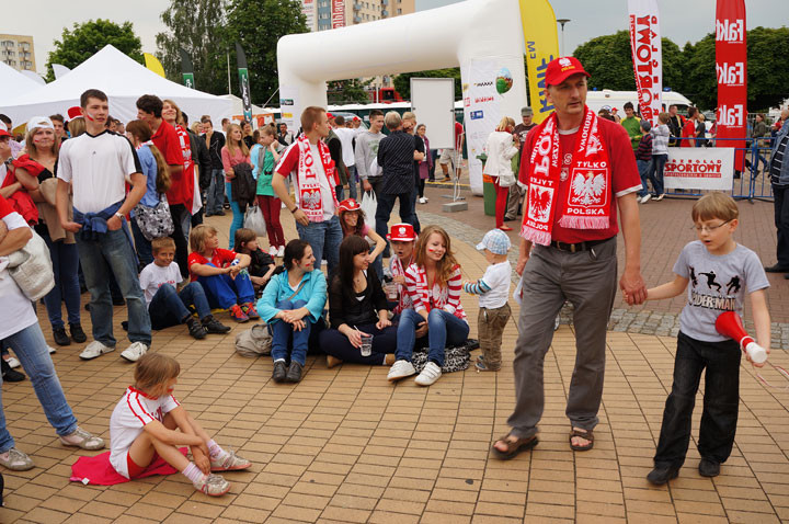 Polska - Grecja w Elbląskiej Strefie Kibica