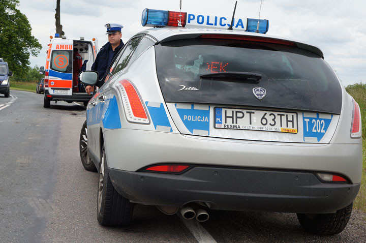 Wypadek w Karczowiskach Górnych