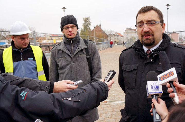 Dolny most na rzece Elbląg udostępniony dla ruchu pieszego