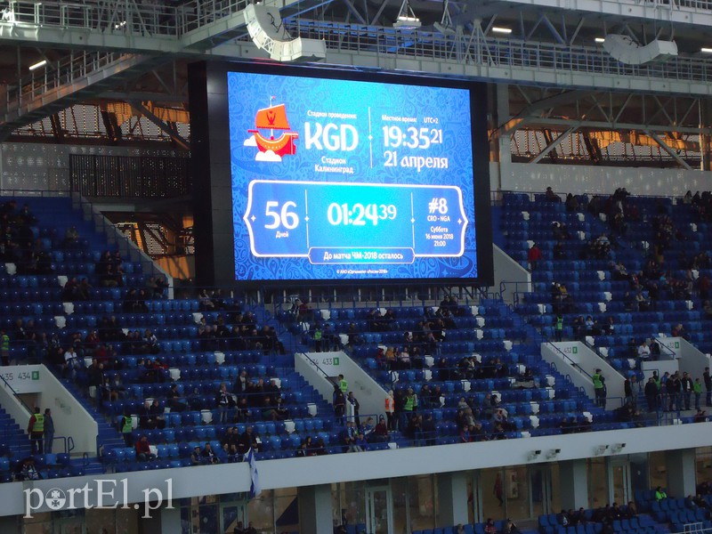 Stadion w Kaliningradzie robi wrażenie