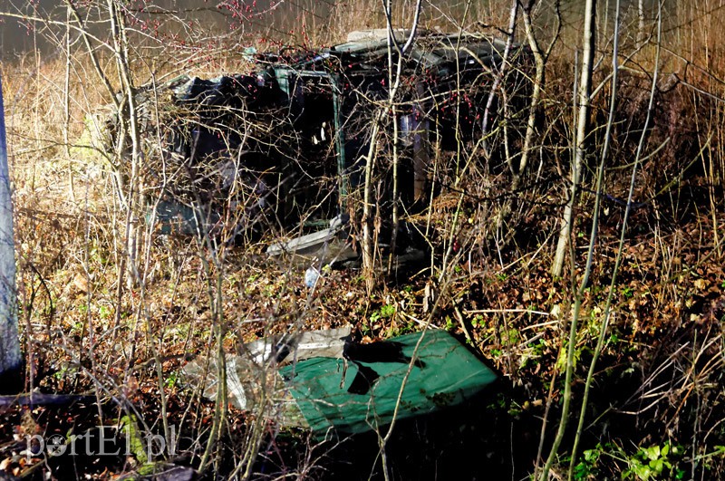 Wypadek samochodu Straży Granicznej
