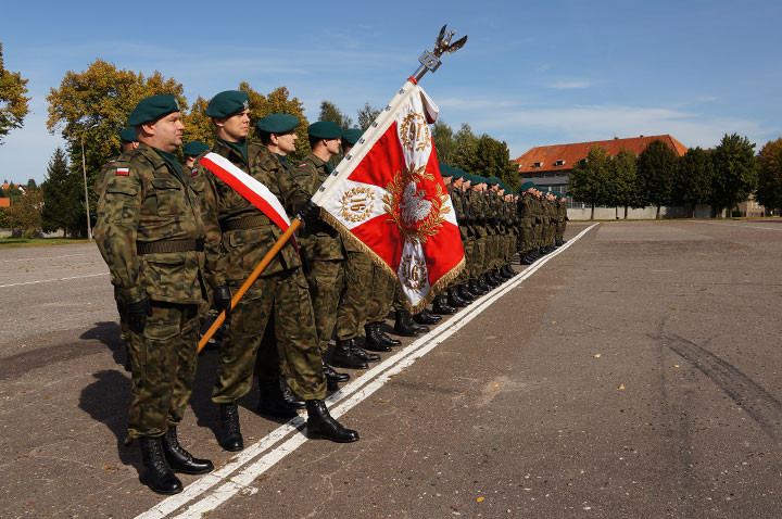 Pożegnanie sztandaru 16. Batalionu Zaopatrzenia