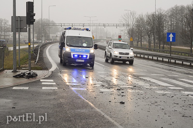  Ciężarówką wjechał w dwa auta
