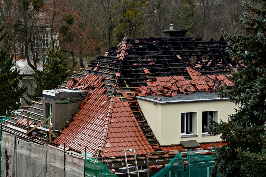 Po pożarze szpitala