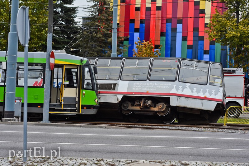 Zderzenie dwóch tramwajów