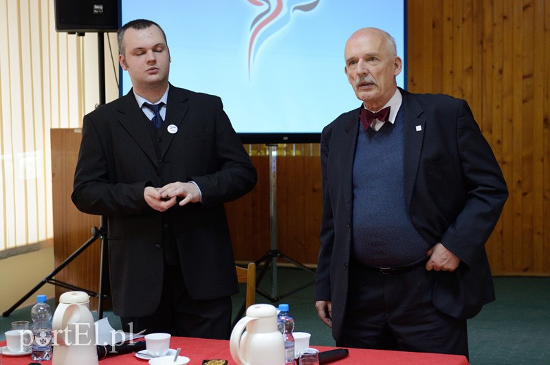 Janusz Korwin-Mikke w Elblągu
