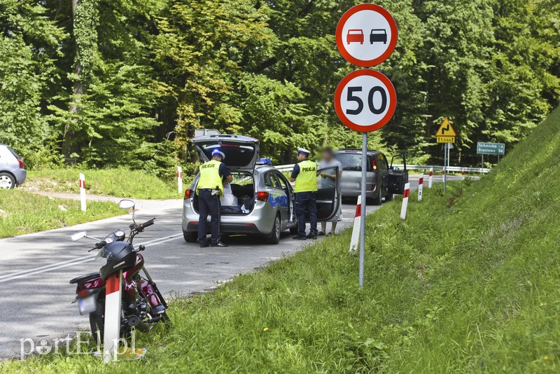 Nietrzeźwy motorowerzysta spowodował kolizję