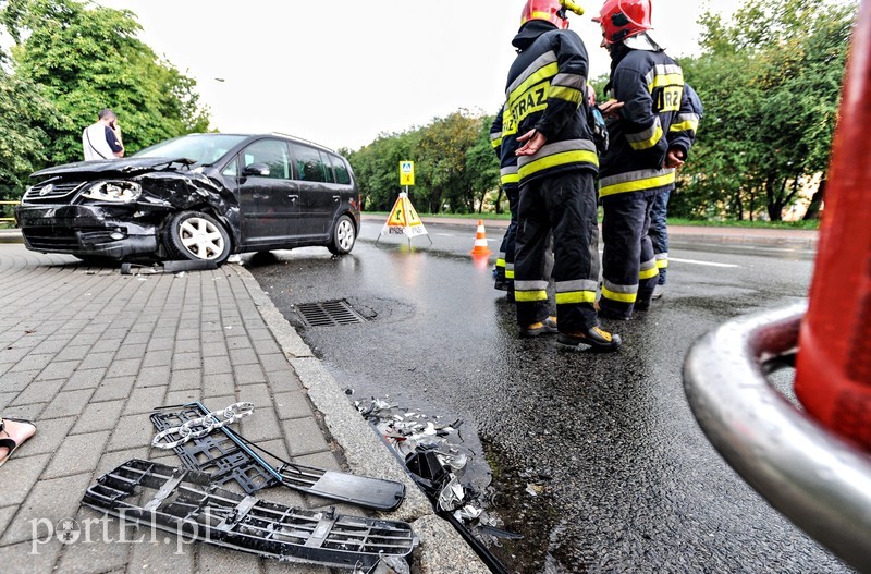 Wymusił pierwszeństwo na skrzyżowaniu
