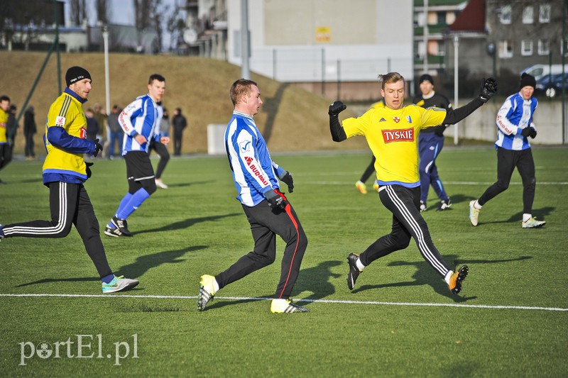 Osiem bramek w pierwszym sparingu Olimpii