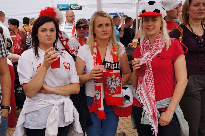 Polska - Grecja w Elbląskiej Strefie Kibica