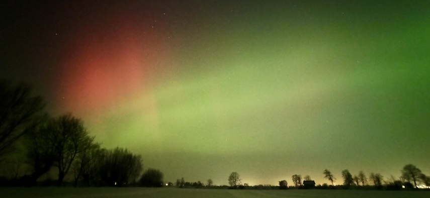 To była noc z zorzą polarną