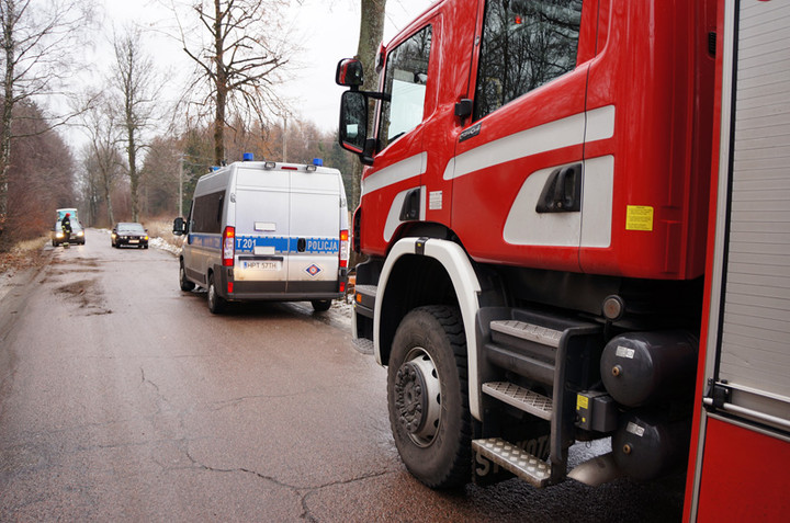 Wypadek koło Łęcza