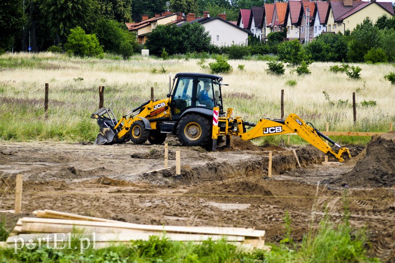 Budowa na rogu Rawskiej i Łęczyckiej