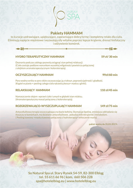 Oferta So Natural SPA