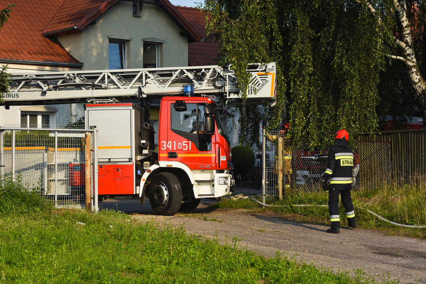 Pożar lakierni przy Grochowskiej