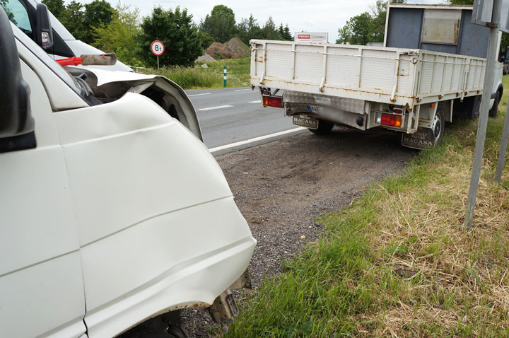 Wypadek w Karczowiskach Górnych