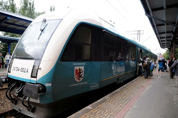Ostatnia wakacyjna przejażdzka koleją nadzalewową
