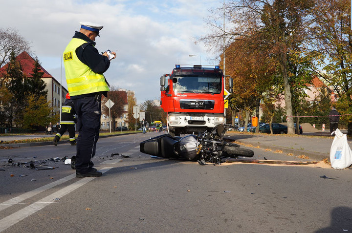 Wypadek na Mickiewicza: jedna osoba ranna