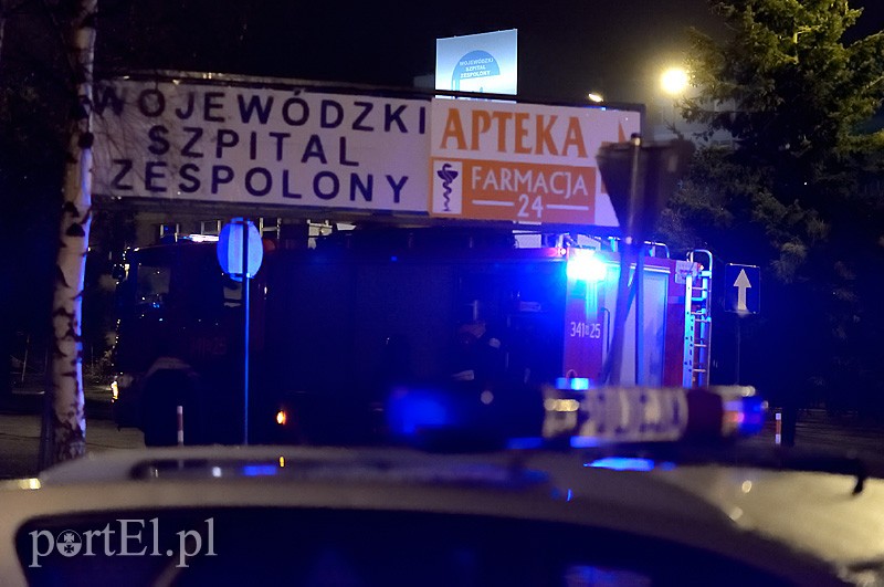 Alarm bombowy w Wojewódzkim Szpitalu Zespolonym