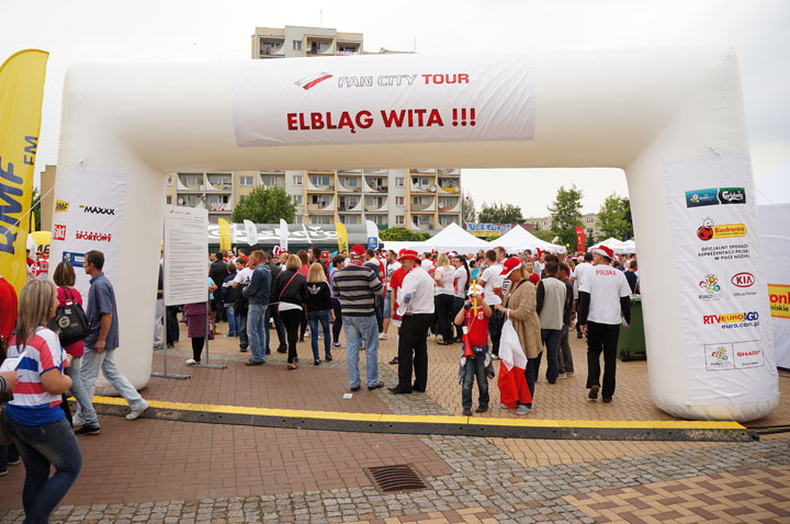 Polska - Grecja w Elbląskiej Strefie Kibica
