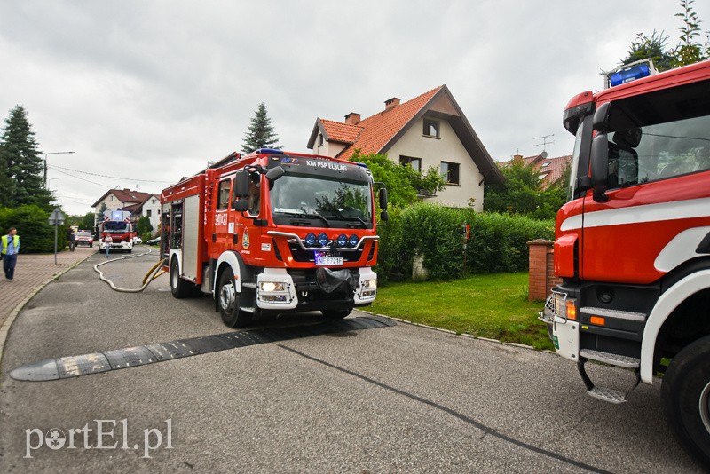 Pożar kuchni w domu jednorodzinnym przy ul. Narutowicza