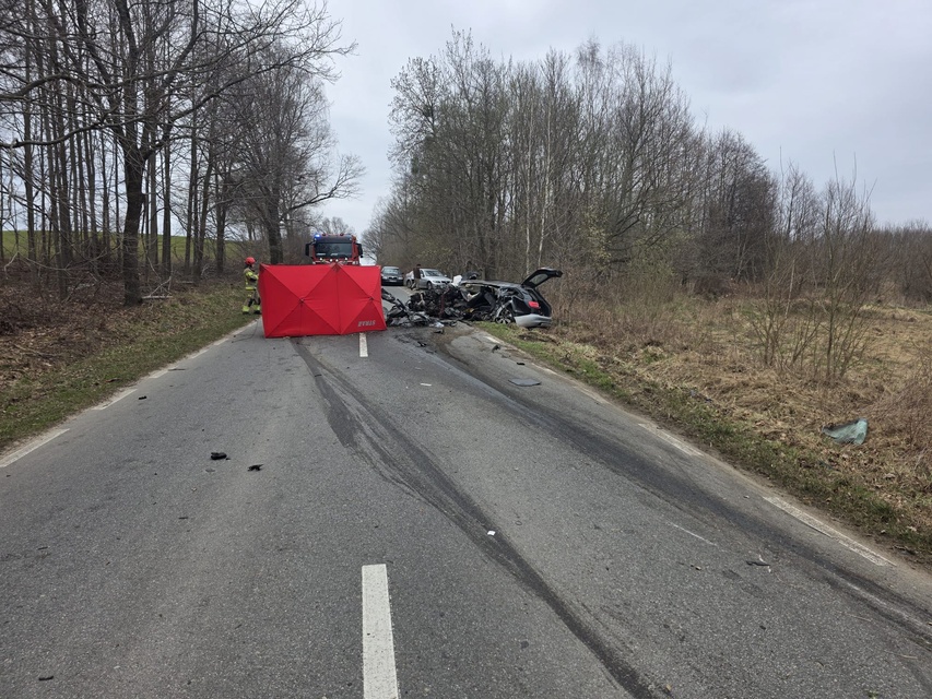 Śmiertelny wypadek koło Przezmarka
