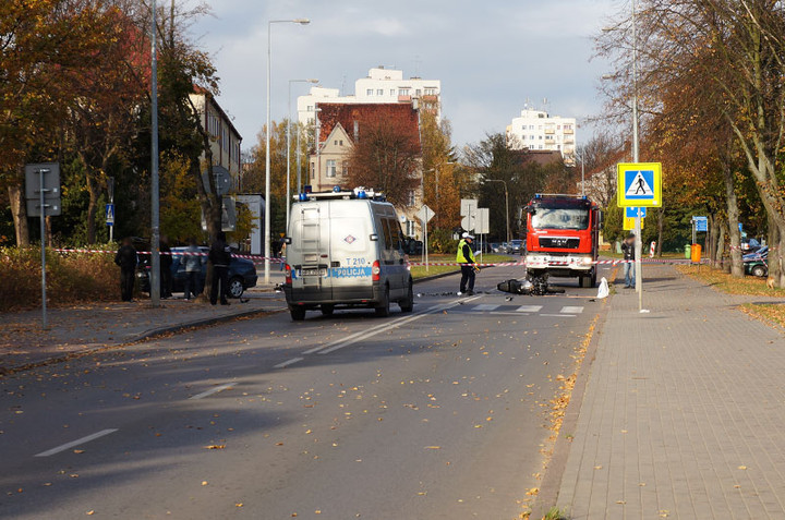 Wypadek na Mickiewicza: jedna osoba ranna