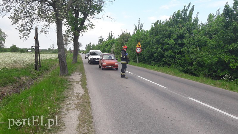Motocyklista zderzył się z ciężarówką