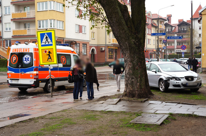Robotnicza: zderzenie dwóch pojazdów