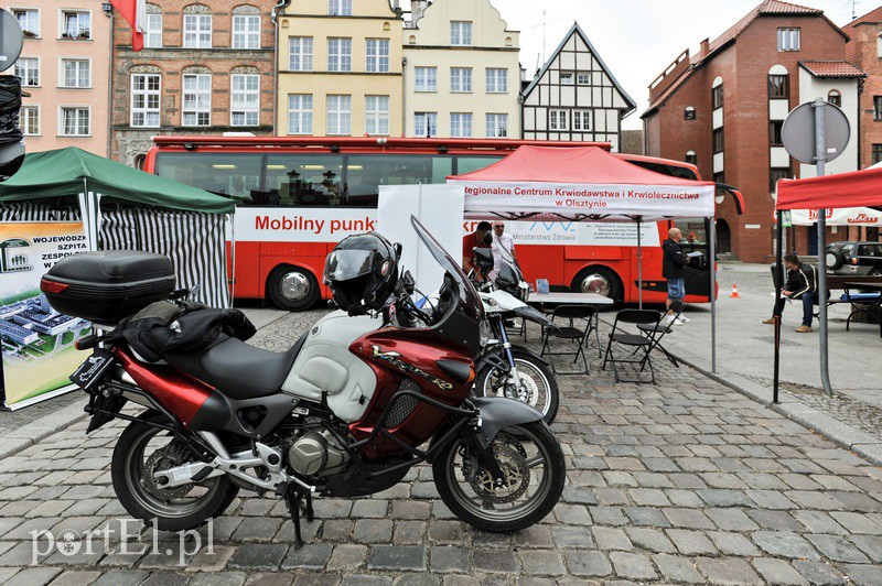 Krwiodawcy na motocyklach i z sercem na dłoni