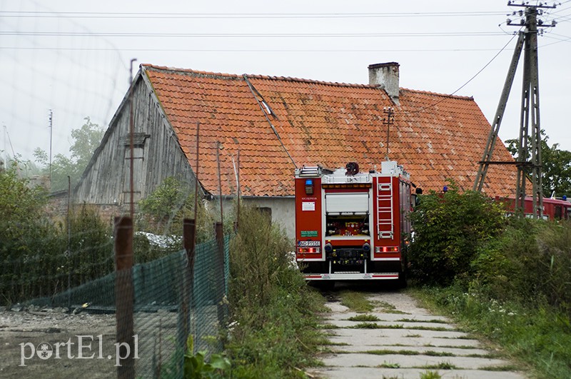 Pożar domu w Nowakowie