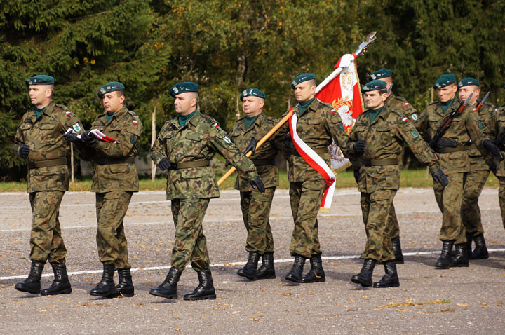 Pożegnanie sztandaru 16. Batalionu Zaopatrzenia