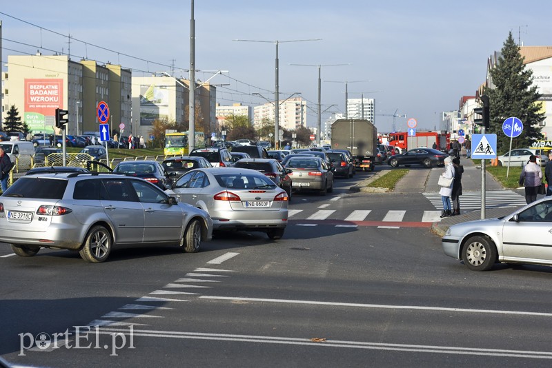 Potrącenie rowerzystki na ul. płk Dąbka