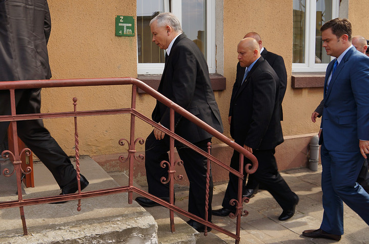 Jarosław Kaczyński w Elblągu