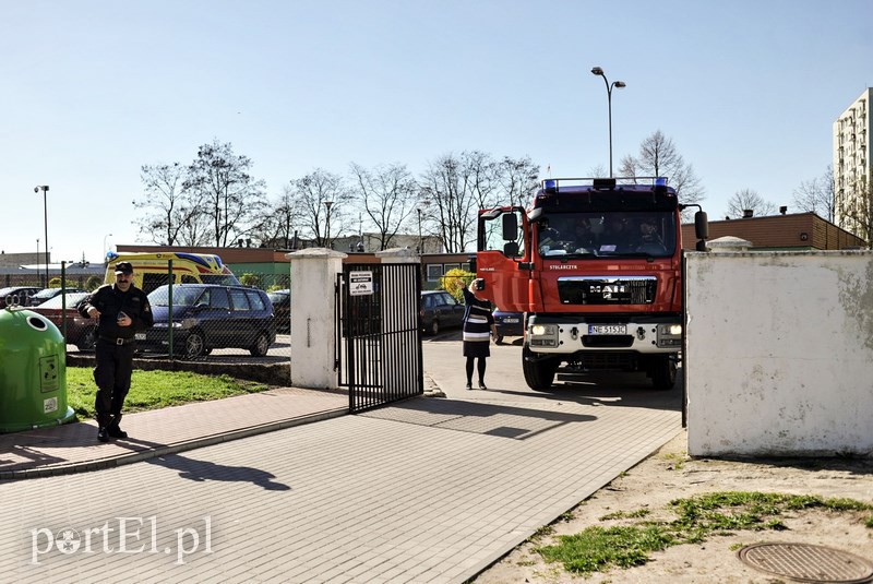 Ewakuacja w SP nr 14