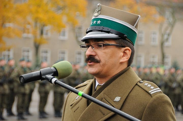 Pożegnanie dowódcy 13 Elbląskiego Pułku Przeciwlotniczego
