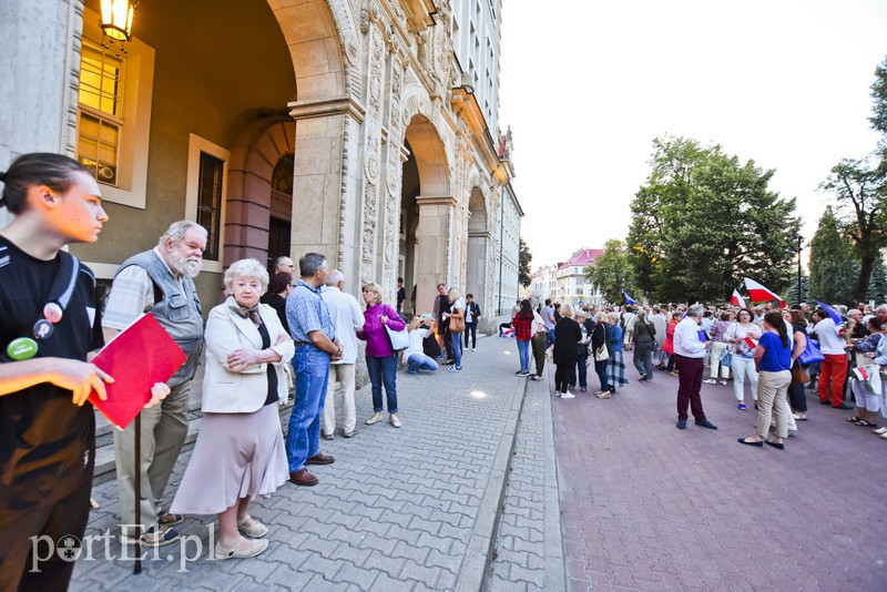 Protest pod sądem 