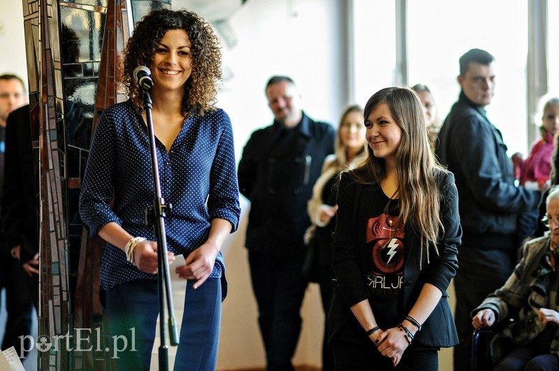 Wernisaż prac uczennic Liceum Plastycznego Samiry Arrami i Natali Magalskie