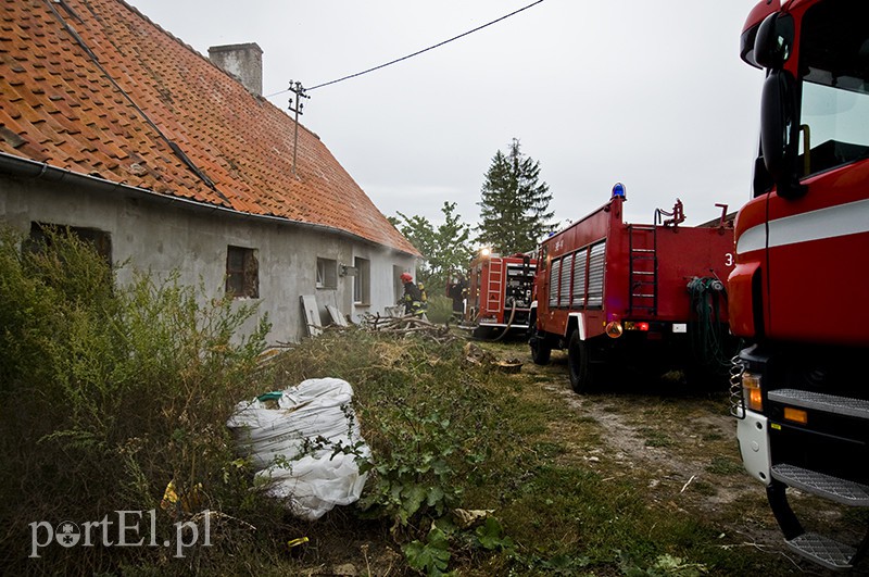 Pożar domu w Nowakowie