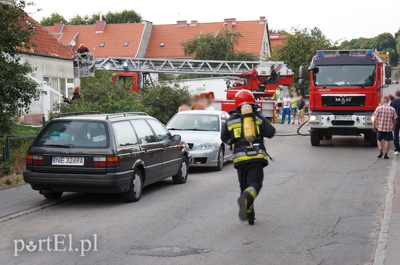 Pożar przy Sadowej