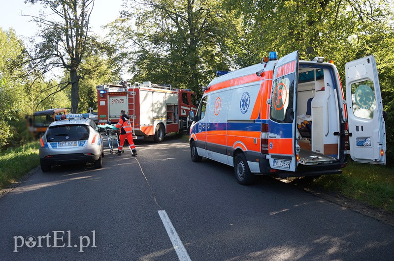 Wypadek na wylocie z Elbląga