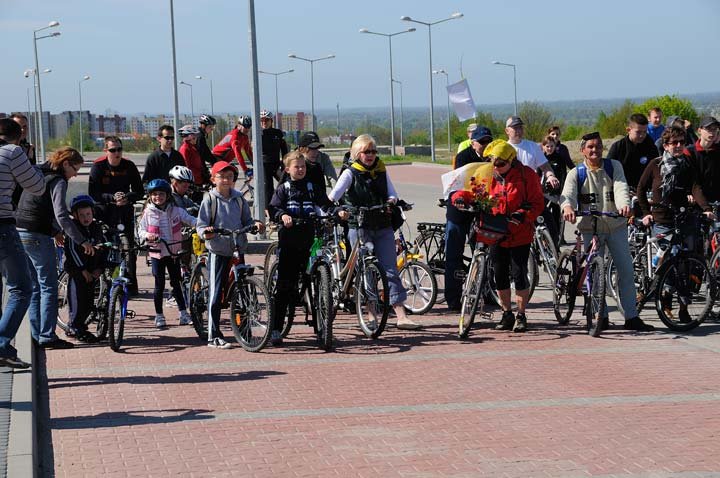 Rowerowy spacer z Janem Pawłem II